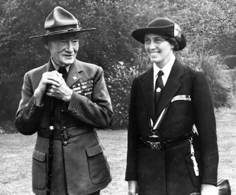 Baden-Powel e sua moglie Olave