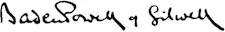 Firma di Baden-Powell