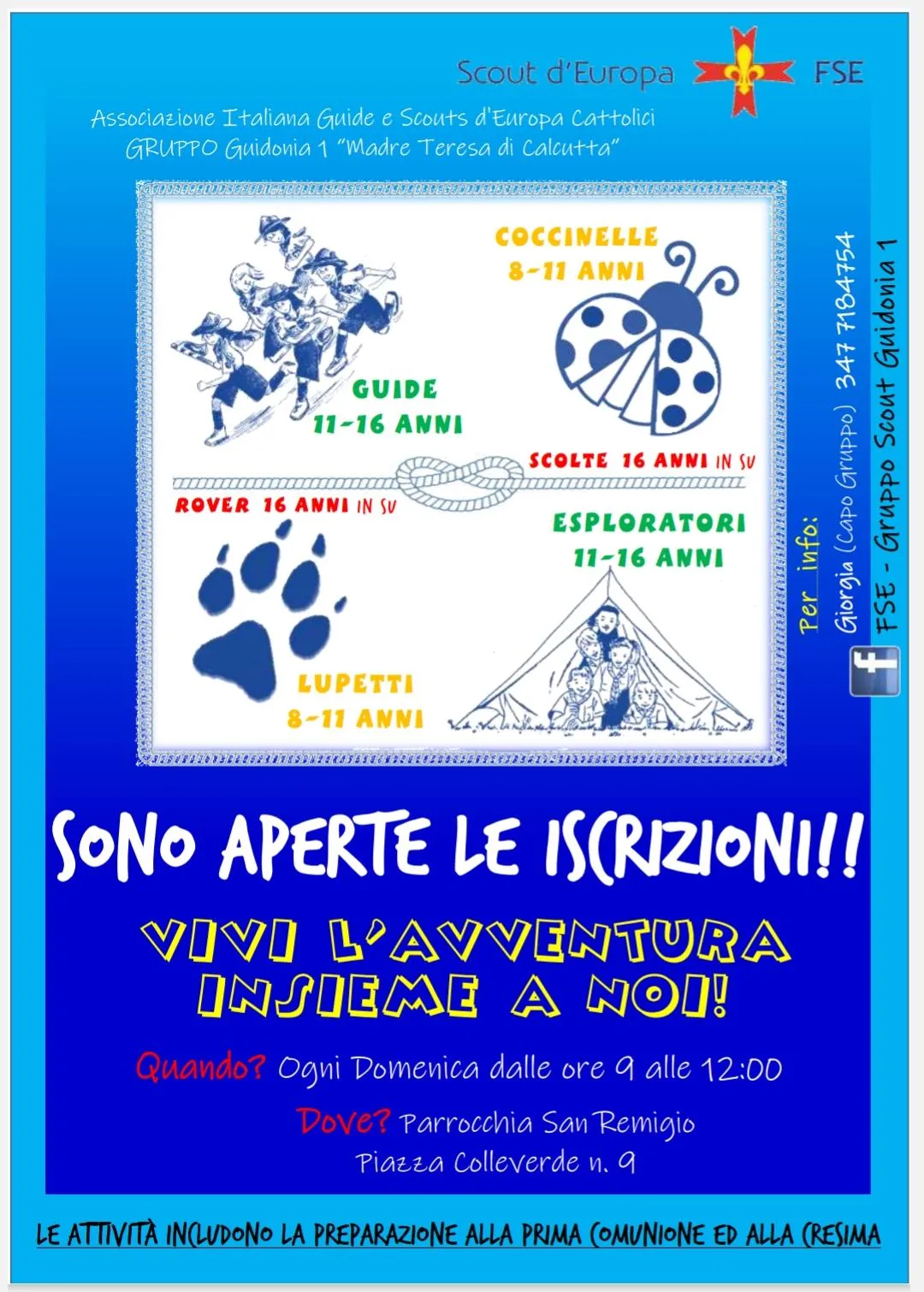 Volantino Nuove Iscrizioni
